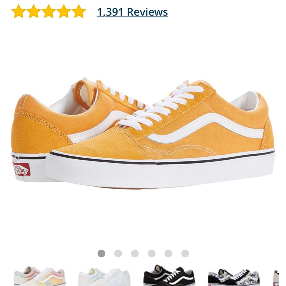 YELLOW VANS SIZE 8.5